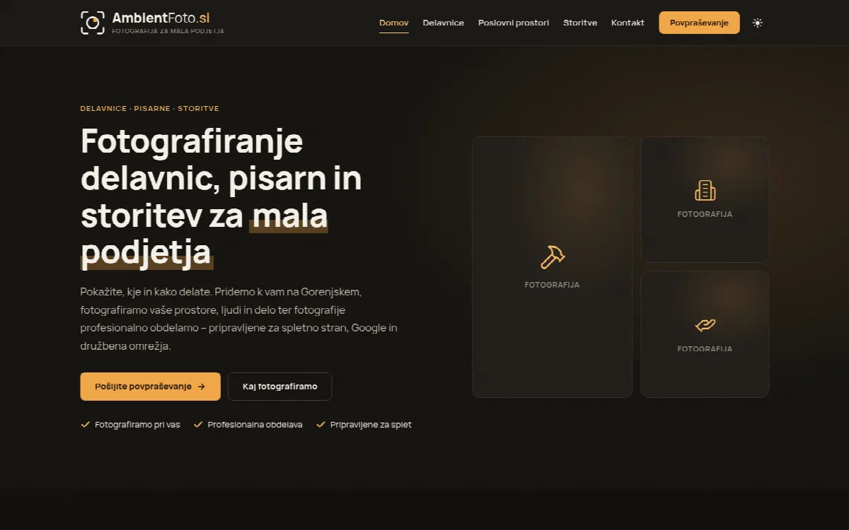 Posnetek zaslona: AmbientFoto.si