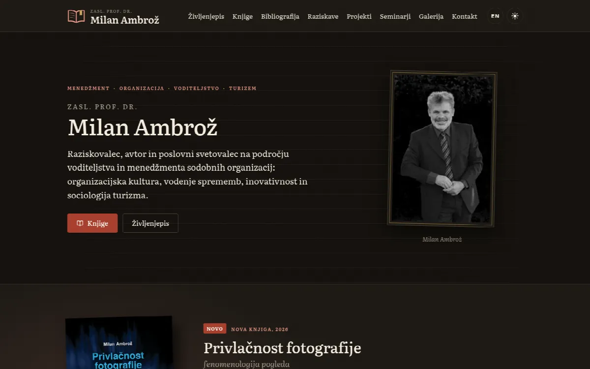 Posnetek zaslona: Milan Ambrož